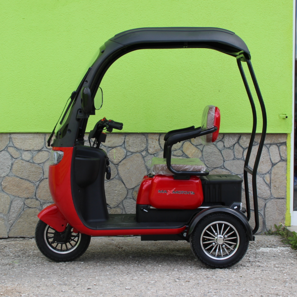 Електрическа триколка MaxMotors Red Apple X3 1800W, триместна - Image 4