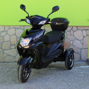 Електрическа триколка | скутер с кош, 1500W, Black - vikilux