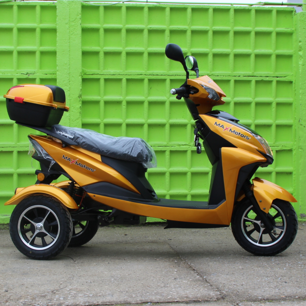 Електрическа триколка - скутер Maxmotors Sport 1500W GOLD - Image 2