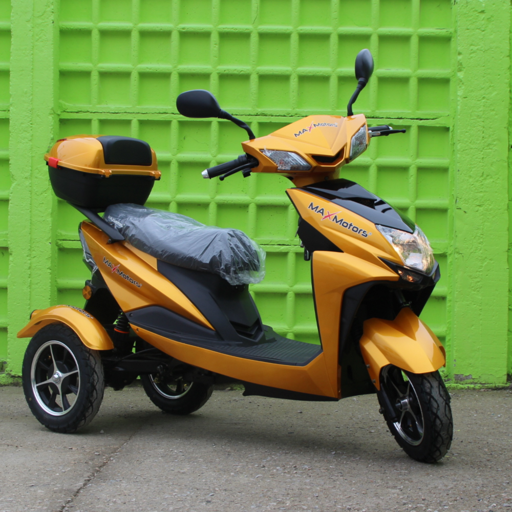 Електрическа триколка - скутер Maxmotors Sport 1500W GOLD - Image 3