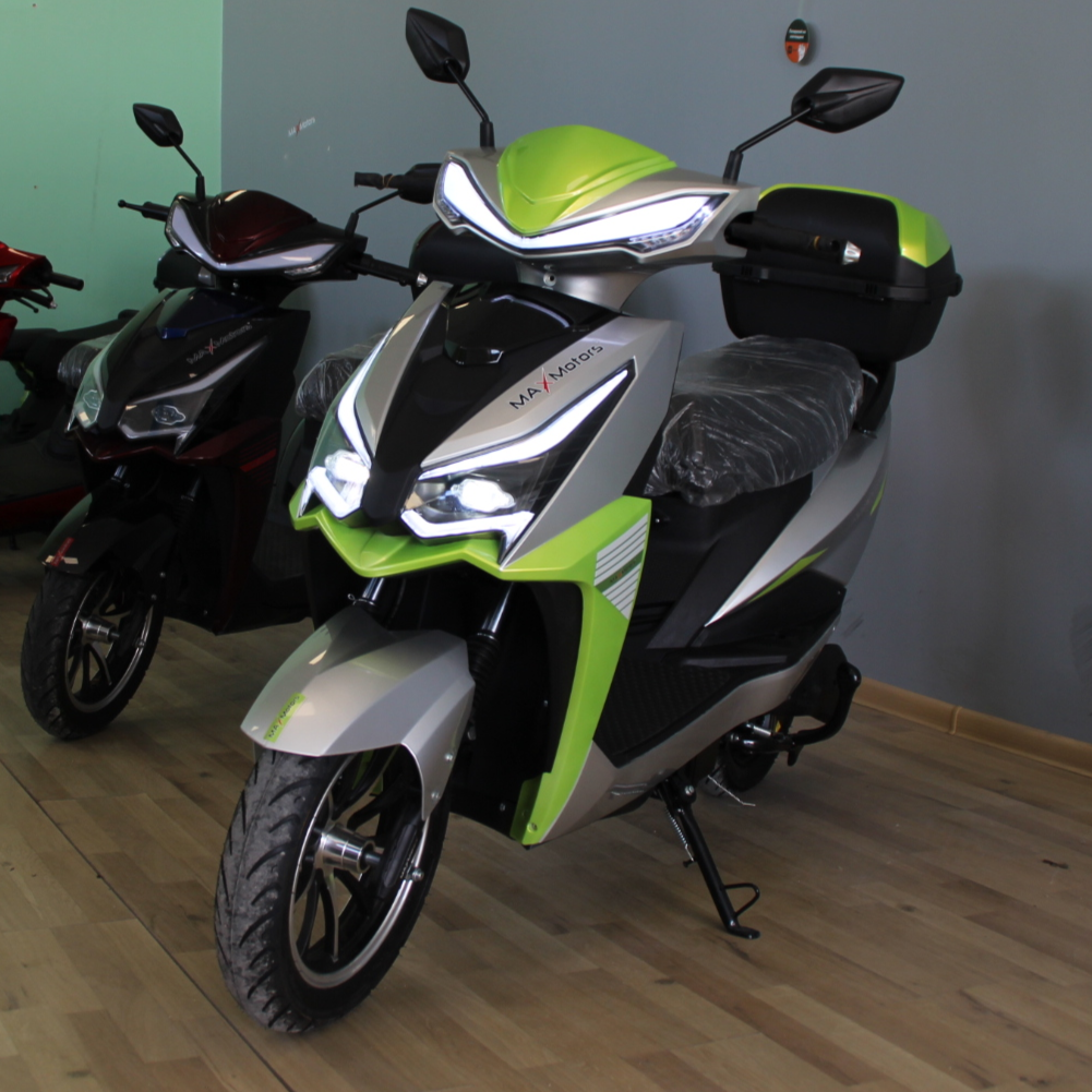 Електрически скутер MaxMotors Power G 3000W Green/Gray - Image 12