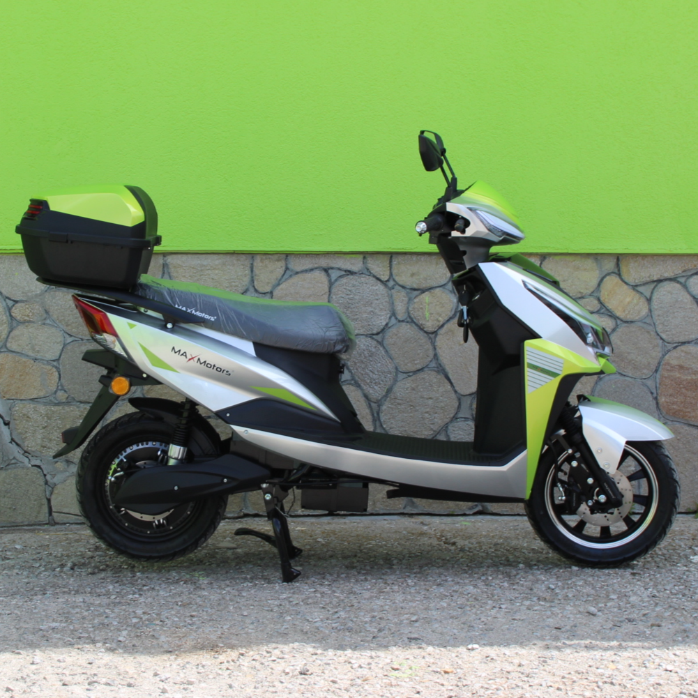 Електрически скутер MaxMotors Power G 3000W Green/Gray - Image 3