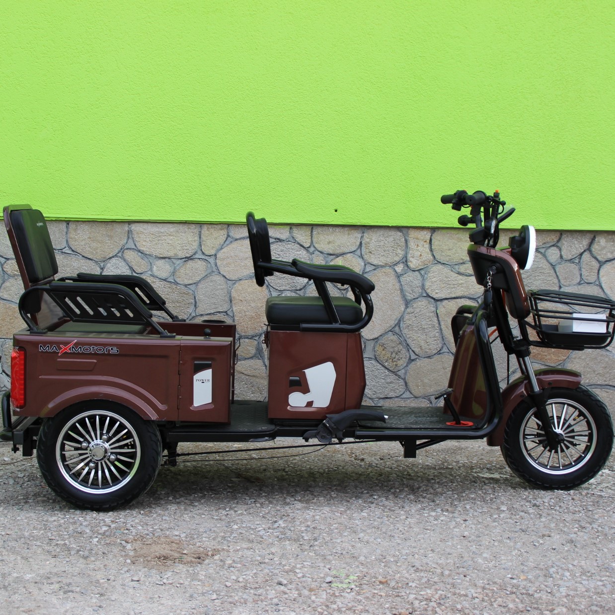 Двуместна електрическа триколка MAX MOTORS 1500W 20 AH - Image 4