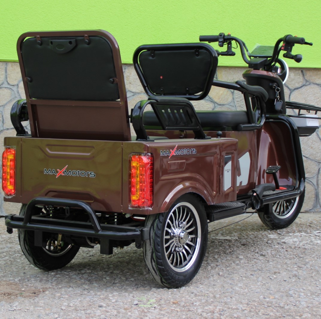 Двуместна електрическа триколка MAX MOTORS 1500W 20 AH - Image 5