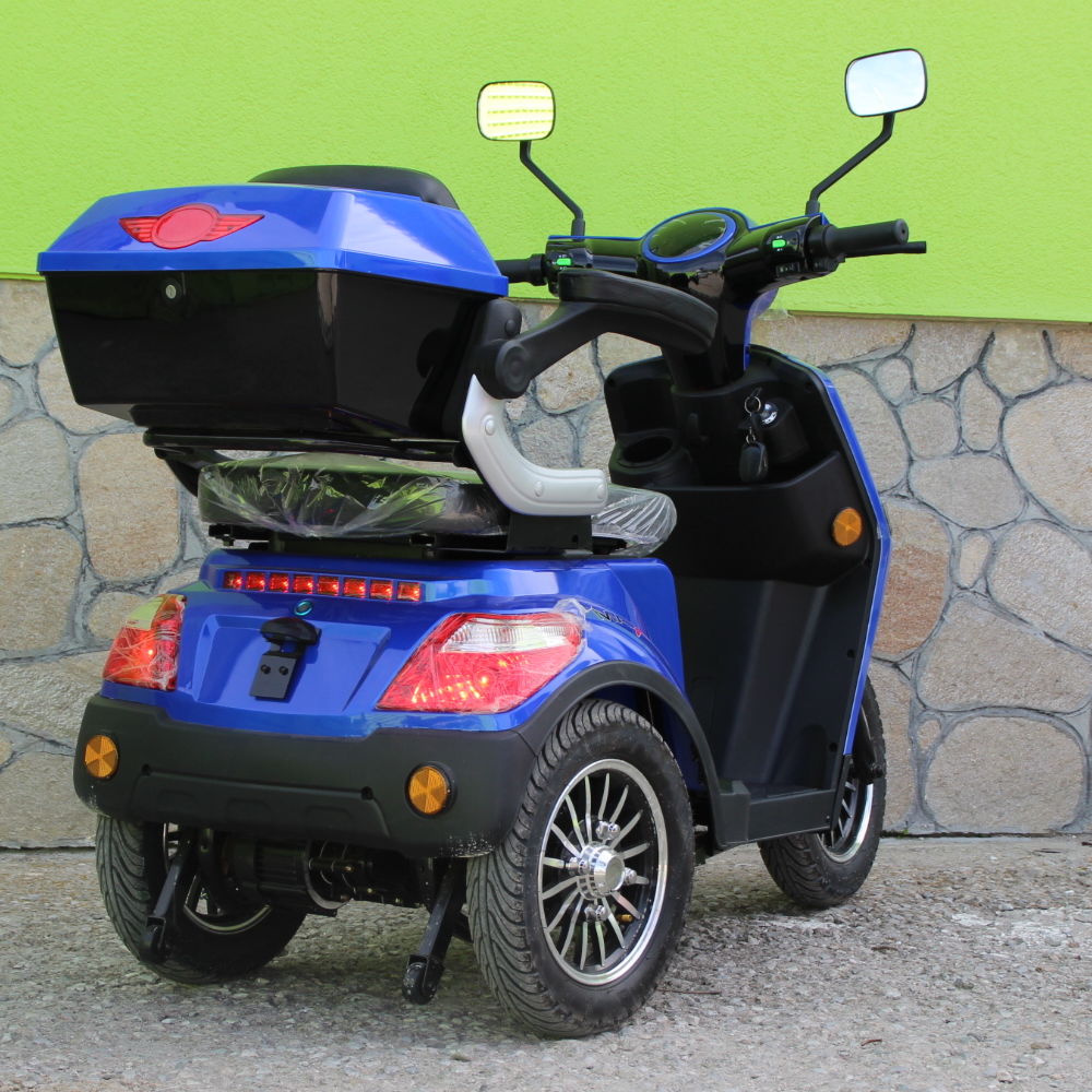Електрическа триколка MaxMotors FM1 Lux BLUE 1500W - Image 2