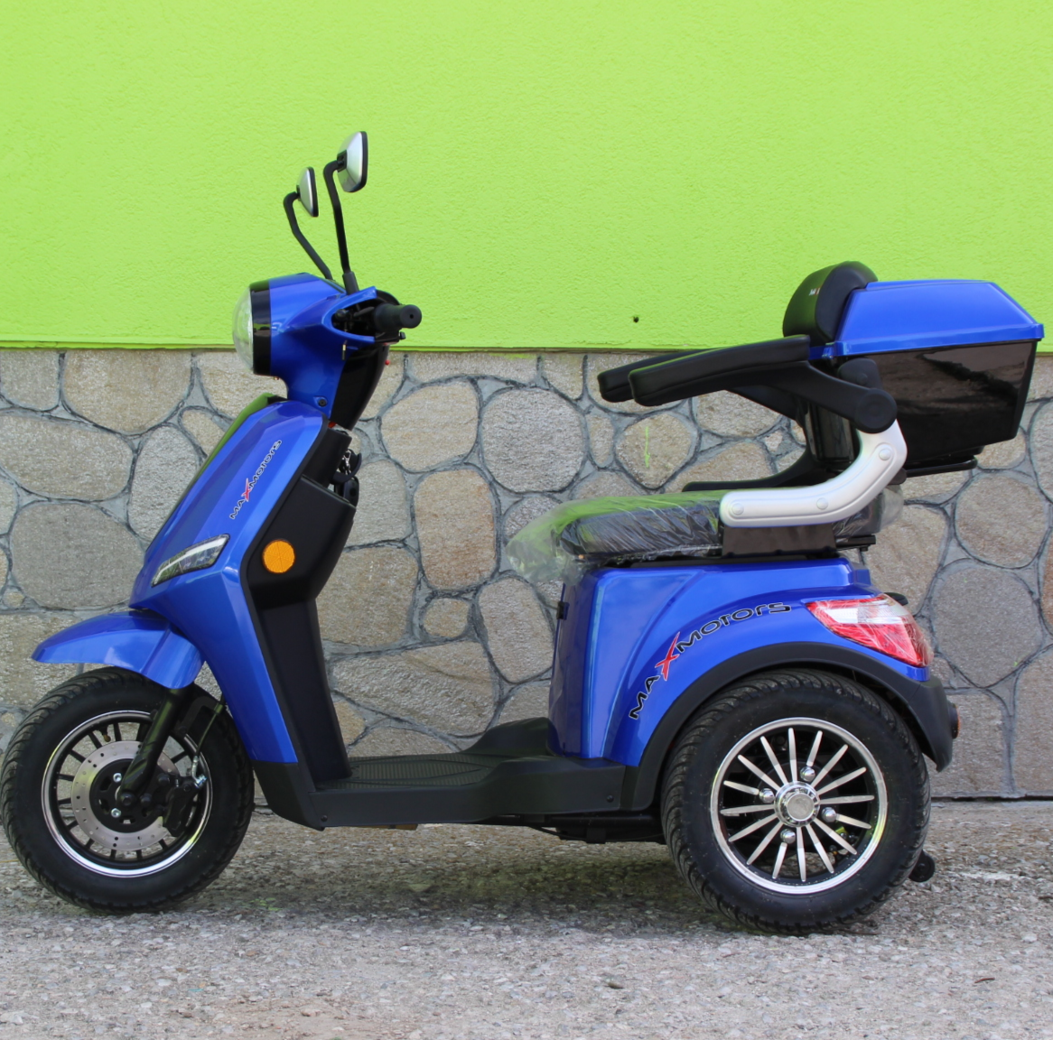 Електрическа триколка MaxMotors FM1 Lux BLUE 1500W - Image 3