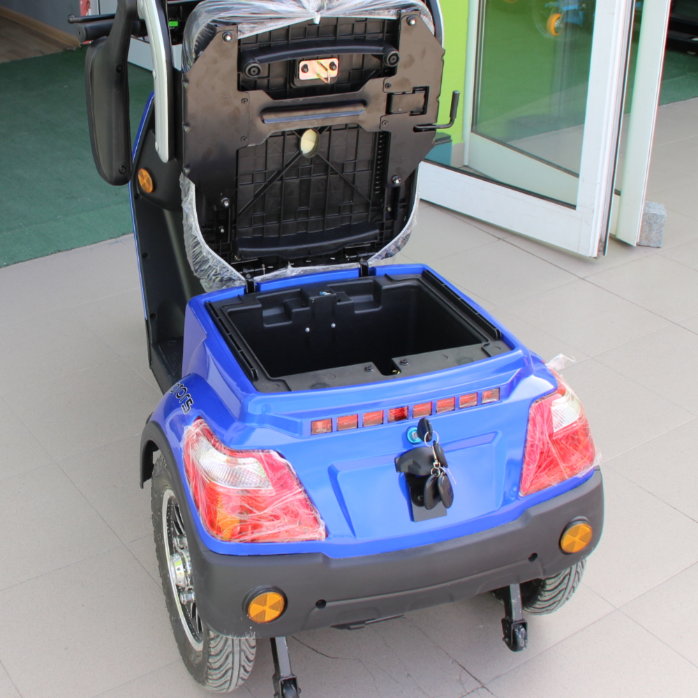 Електрическа триколка MaxMotors FM1 Lux BLUE 1500W - Image 10
