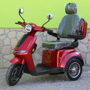 Електрическа триколка | кресло | Red, 1800W - vikilux