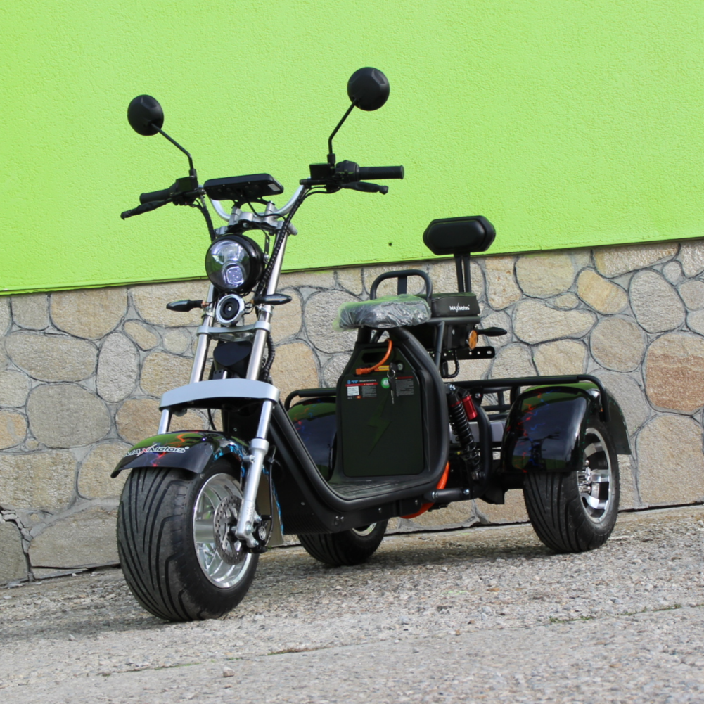 Електрическа триколка MaxMotors HARLEY 3000W Dark Black - Image 2