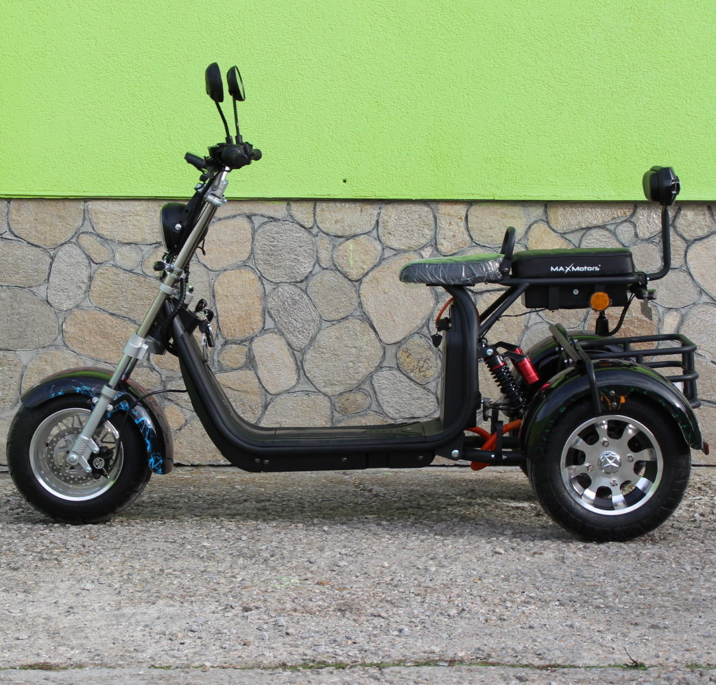 Електрическа триколка MaxMotors HARLEY 3000W Dark Black - Image 3