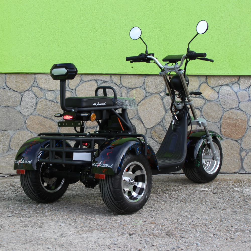 Електрическа триколка MaxMotors HARLEY 3000W Dark Black - Image 4