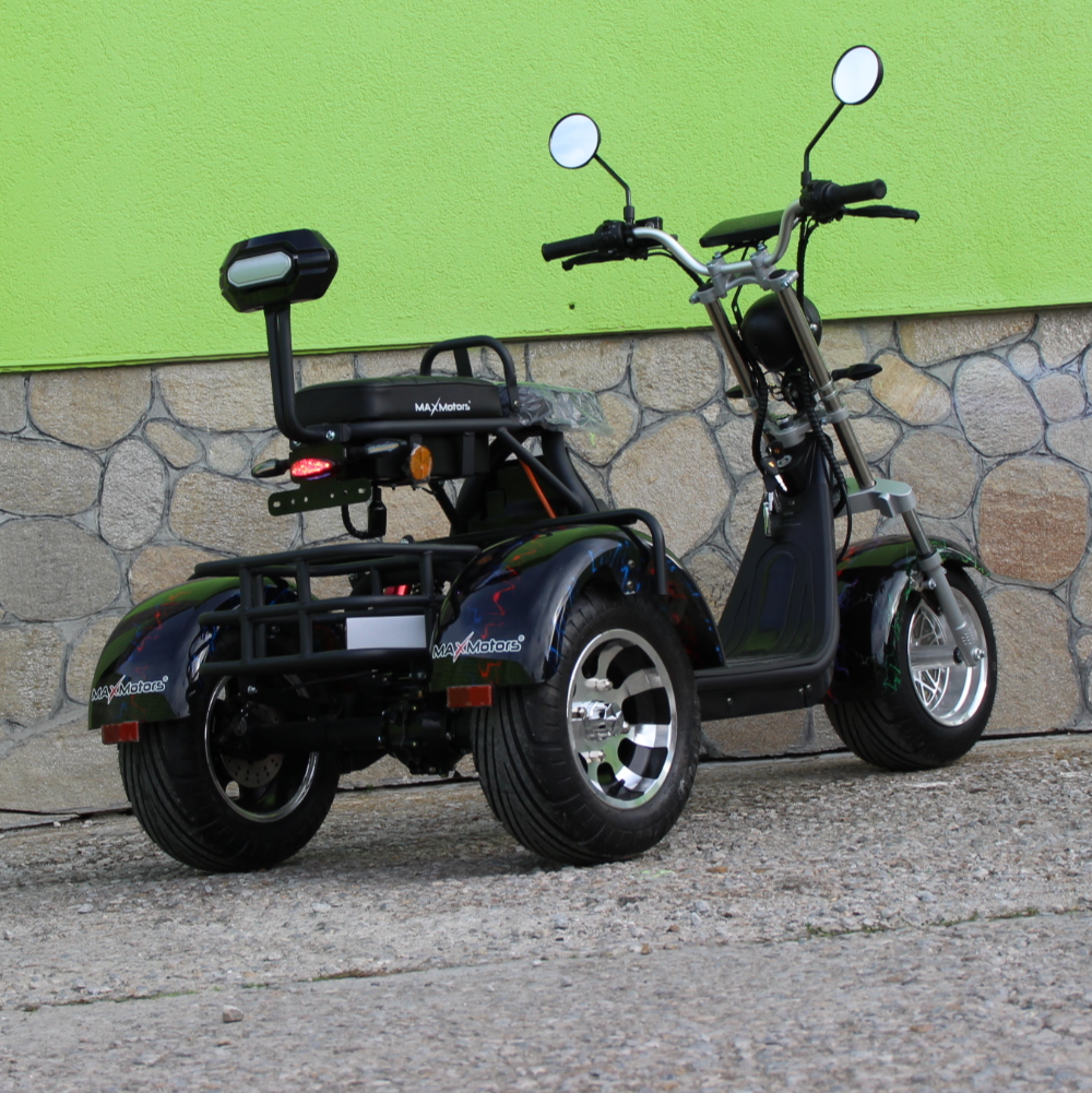 Електрическа триколка MaxMotors HARLEY 3000W Dark Black - Image 5