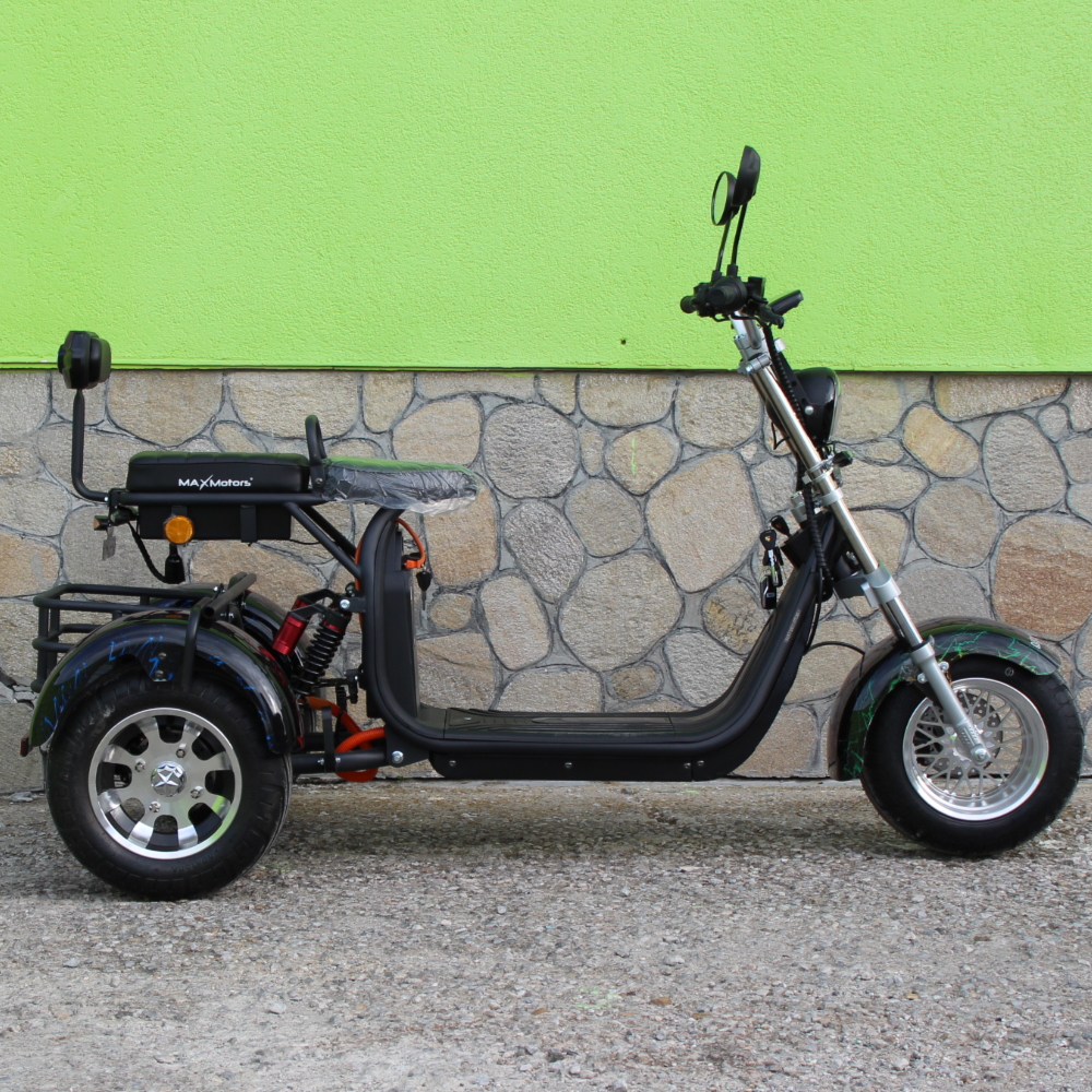 Електрическа триколка MaxMotors HARLEY 3000W Dark Black - Image 6