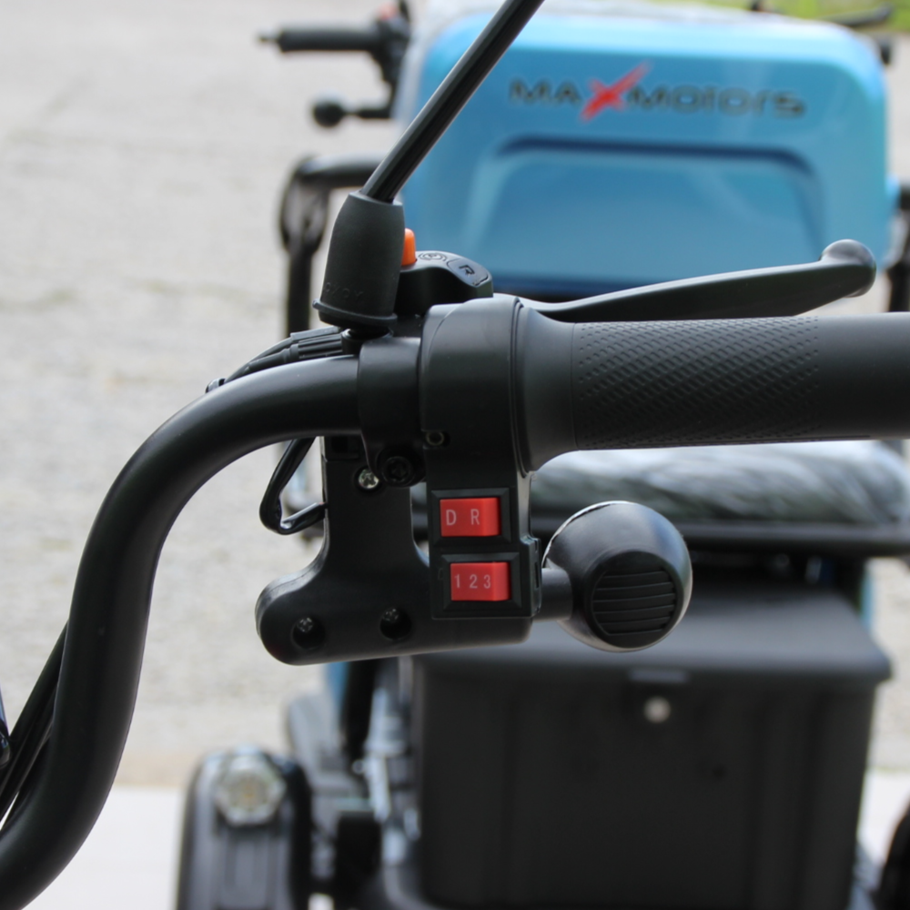 Електрическа триколка MaxMotors X1 Червена - Уникална, NEW Модел - Image 7