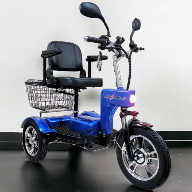 Електрическа Триколка MaxMotors LUX A6 1000W BLUE