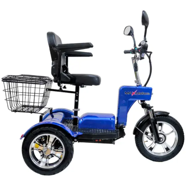 Електрическа Триколка MaxMotors LUX A6 1000W BLUE - Image 2