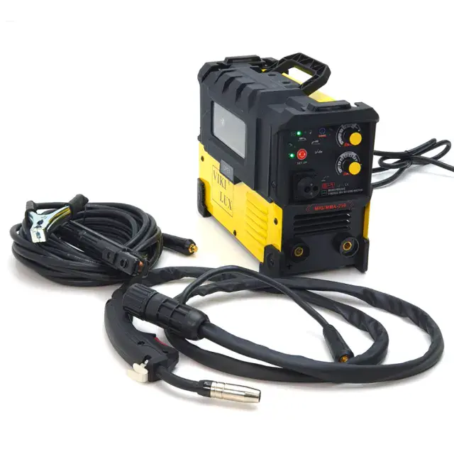 Tелоподаващ апарат VikiLux MIG/CO2 250A SNY мини инверторно YELLOW - Image 2
