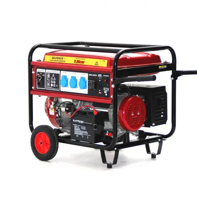 Генератор за ток Bulpower 7.5KW с ел.старт BR PROFESSIONAL с AVR монофазен бензин или газ - Image 3