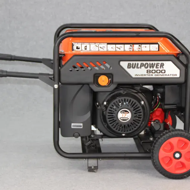 Генератор за ток инверторен Bulpower 7.5 kW модел 8000I ел. старт, монофазен - Image 3