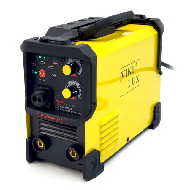 Tелоподаващ апарат VikiLux MIG/CO2 250A SNY мини инверторно YELLOW - Image 3