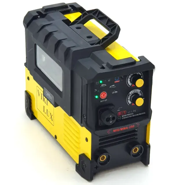 Tелоподаващ апарат VikiLux MIG/CO2 250A SNY мини инверторно YELLOW - Image 4