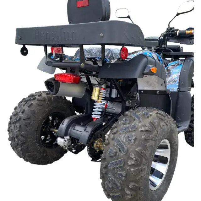 Бензиново ATV MaxMotors 200cc Grizzly PRO с LED бар - Blue Camouflage - Image 7