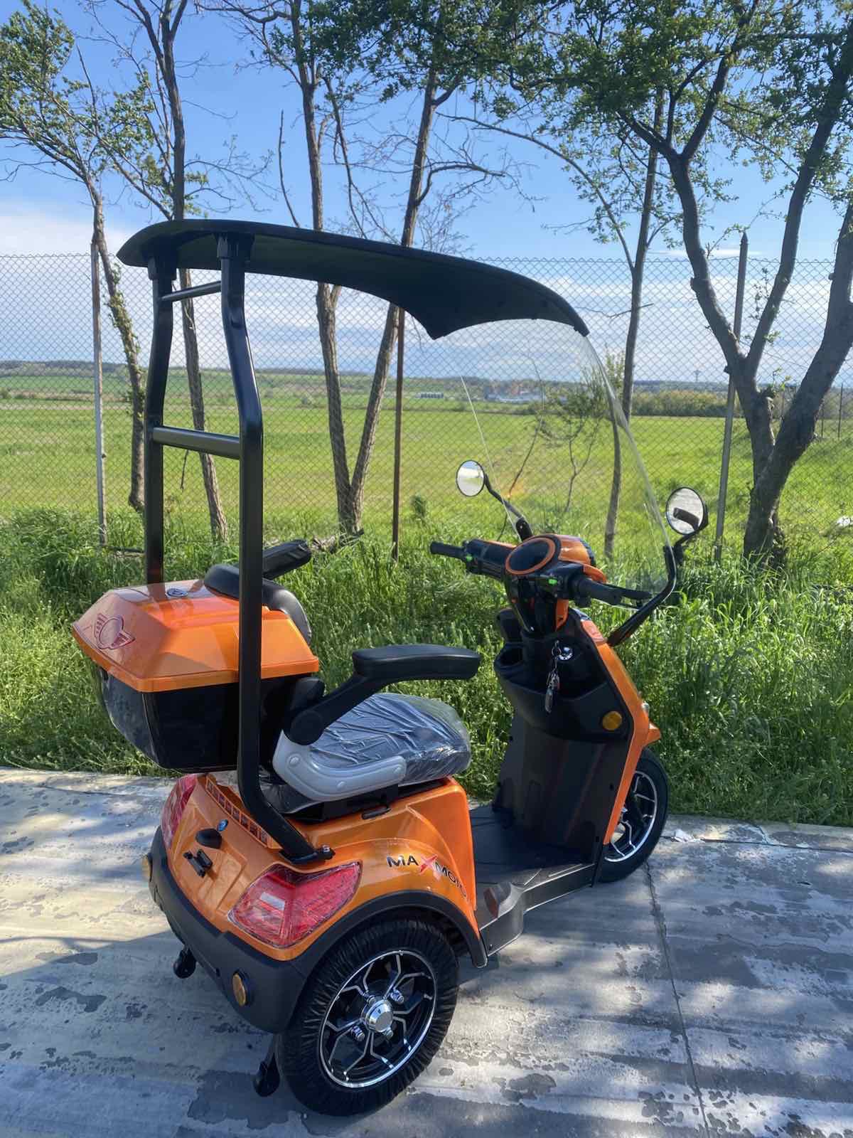 Електрическа триколка MaxMotors FM1 Lux Orange1800W - Image 5