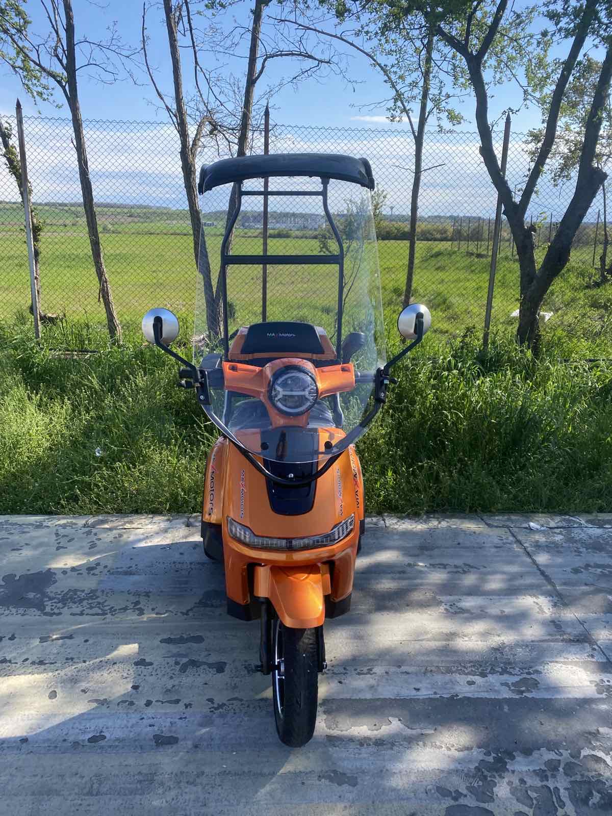 Електрическа триколка MaxMotors FM1 Lux Orange1800W - Image 7
