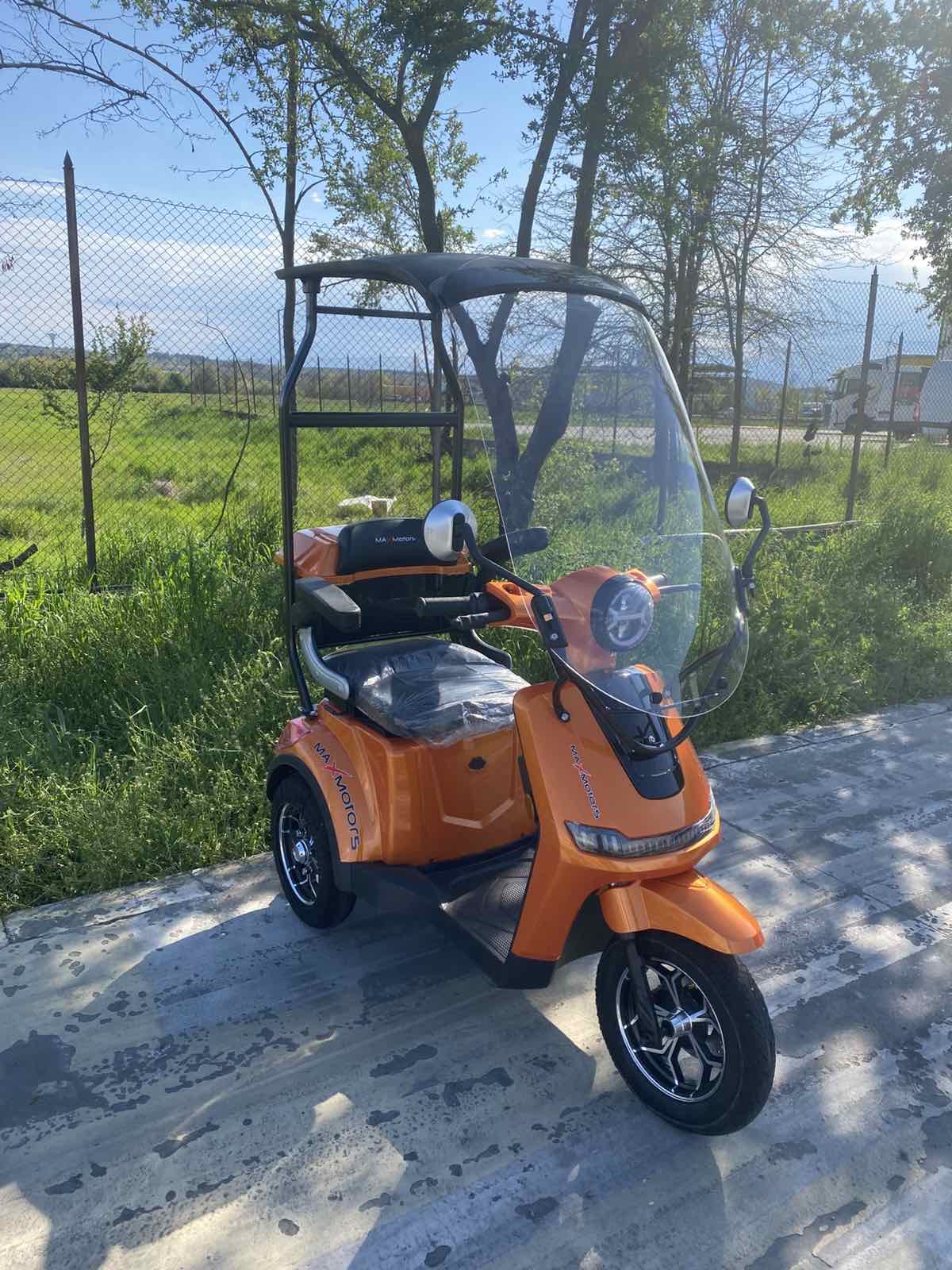 Електрическа триколка MaxMotors FM1 Lux Orange1800W - Image 8