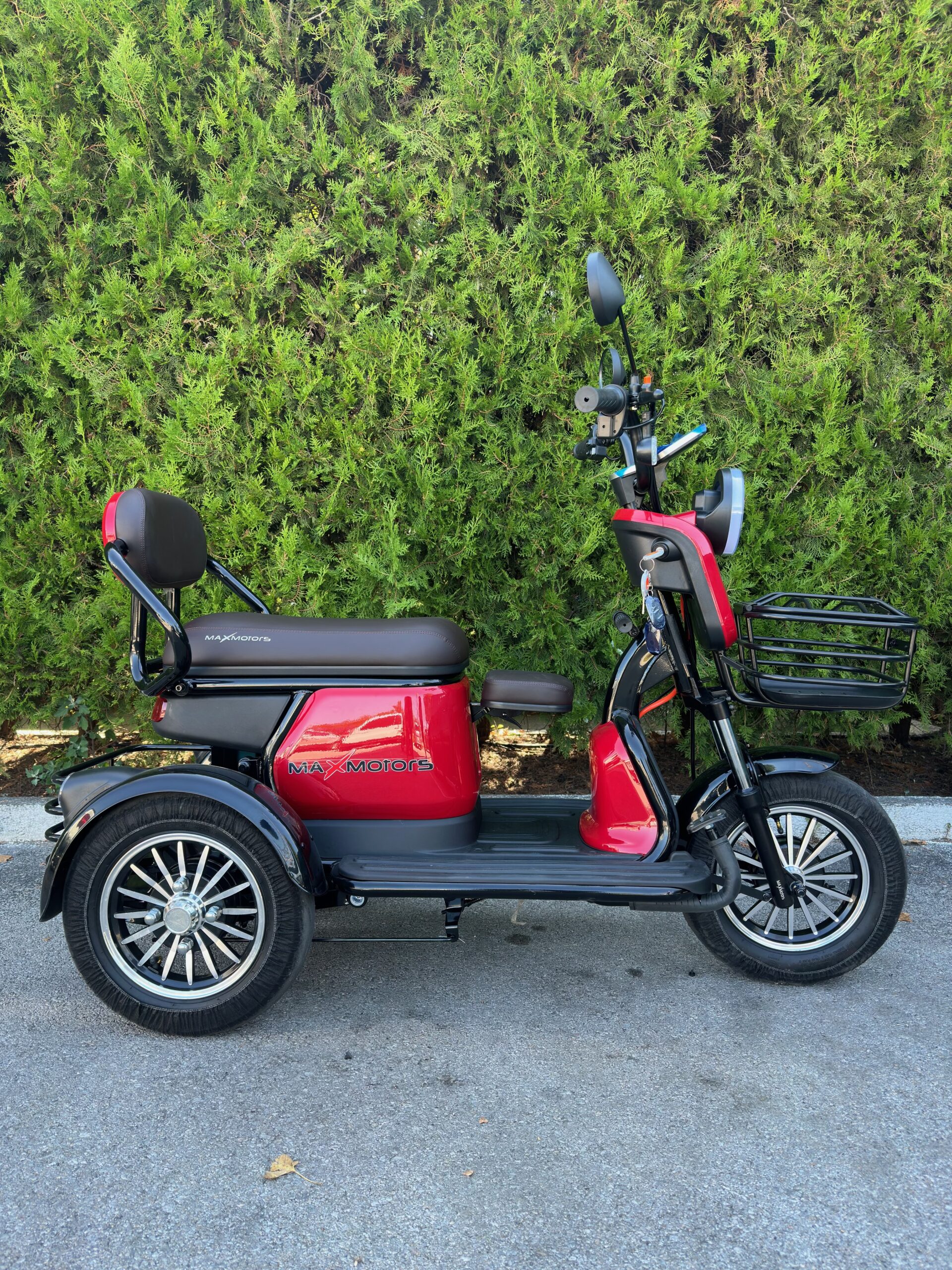 Електрическа триколка MaxMotors Grand Pudding 2000W-60V-25Ah Red, двуместна - Image 3