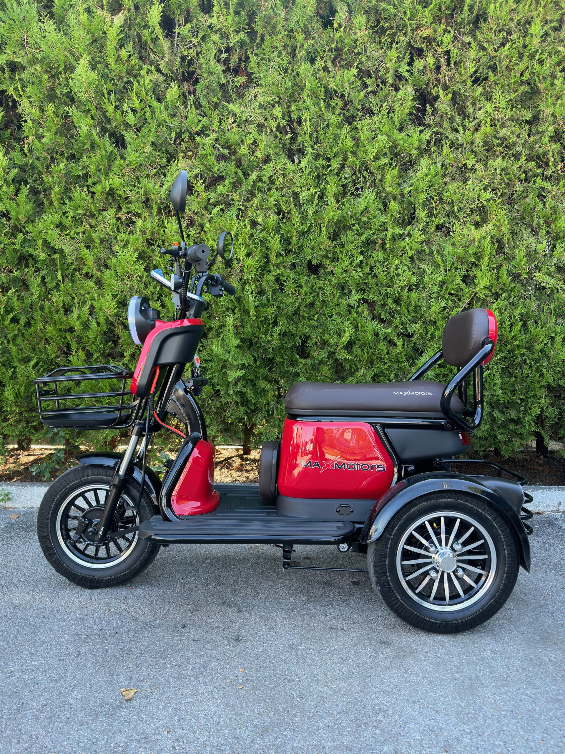 Електрическа триколка MaxMotors Grand Pudding 2000W-60V-25Ah Red, двуместна - Image 4