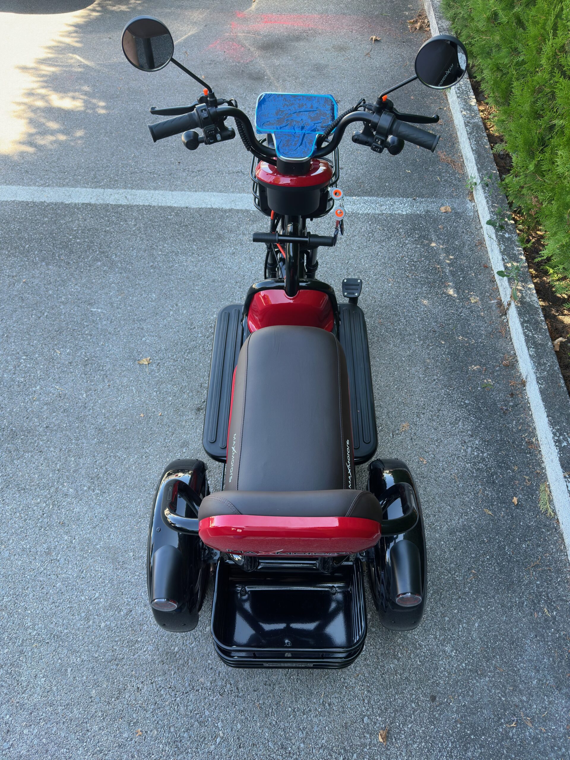 Електрическа триколка MaxMotors Grand Pudding 2000W-60V-25Ah Red, двуместна - Image 5