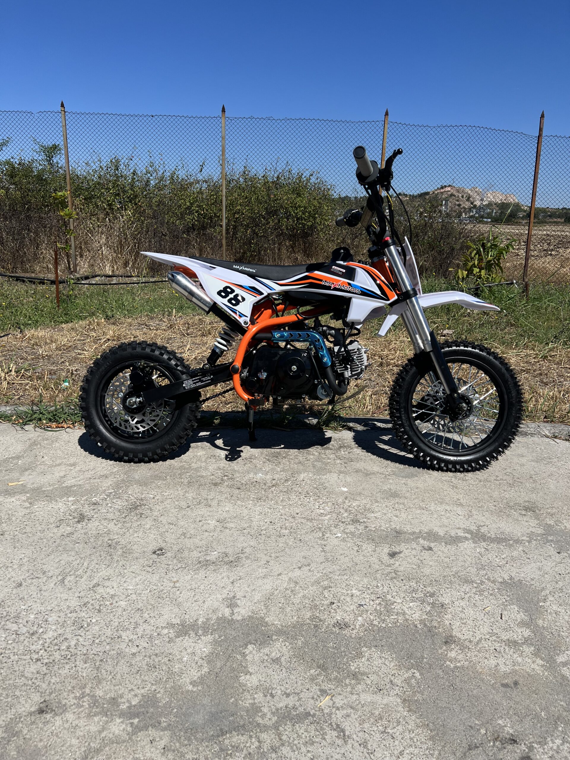 Бензинов кросов мотор MaxMotors Orange 90 кубика, с ел. стартер - Image 4